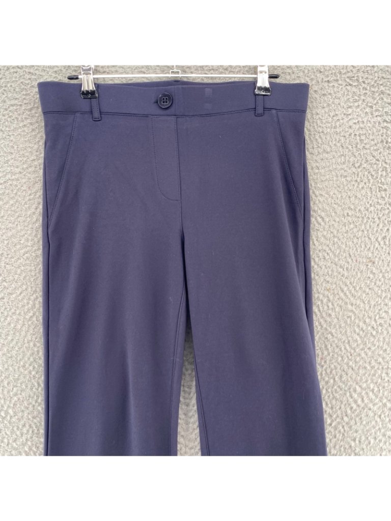 Betabrand Pants Womens Small Petite Indigo Bootcut Stretch Knit Trousers Pockets — image 2 of 8